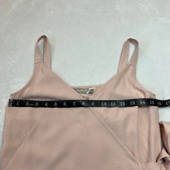 Everlane The Japanese GoWeave Tank Mini Wrap Dress Size 00 NEW Romantic Girly - Picture 12 of 13